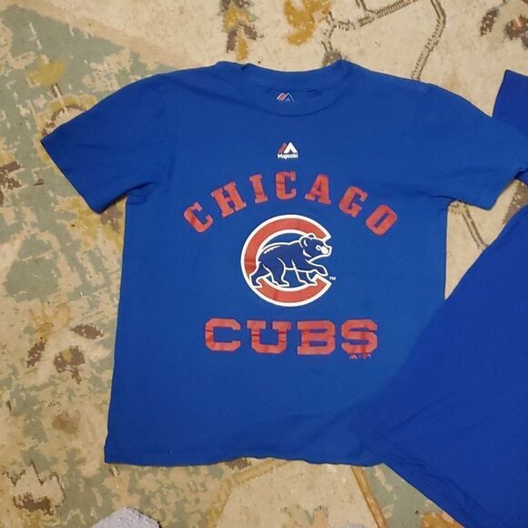 Kids Chicago Cubs & Chicago Cubs Majestic Baez 9 MLB T-Shirts size Small - Picture 6 of 8